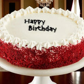 Red Velvet Name Cake